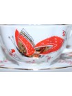 Cup and saucer pic. Butterfly, Form Tulip