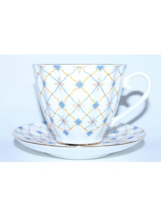 Cup and Saucer pic. Retro, Form Carnation