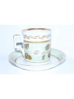 Cup and Saucer pic. Nephrite Background 2, Form Heraldic
