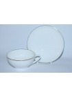 Cup and saucer pic. Golden ribbon, Form Dome